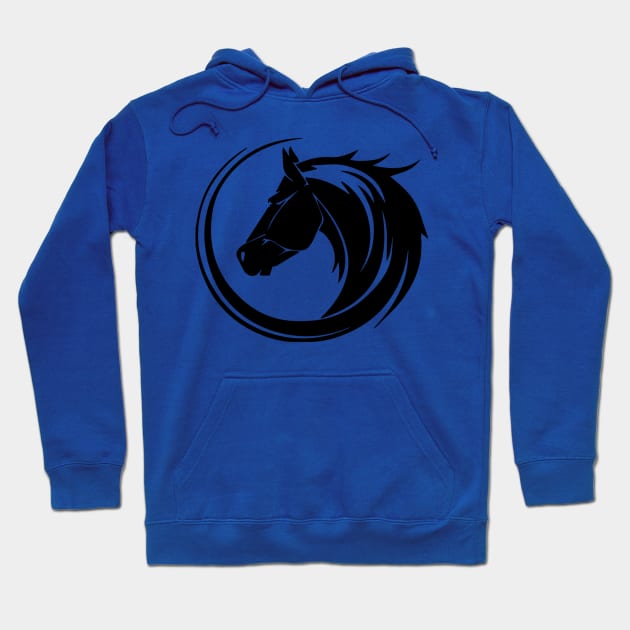 HORSE SILHOUETTE Hoodie by sherifarts